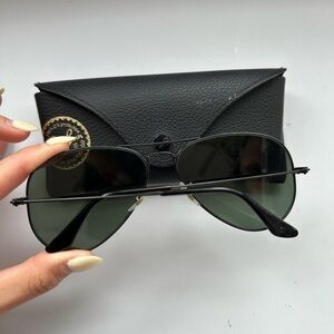 Ray-Ban Black Aviator Sunglasses
